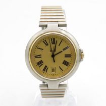 DUNHILL JQ Gents Two Tone WRISTWATCH Quartz WORKING // DUNHILL JQ Gents Two Tone WRISTWATCH Movement