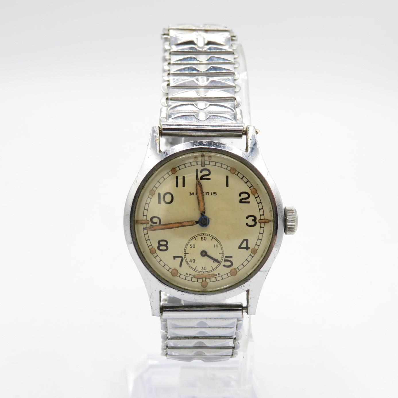 MOERIS A.T.P Gents Military Issued WRISTWATCH Hand-wind WORKING // MOERIS A.T.P Gents Military