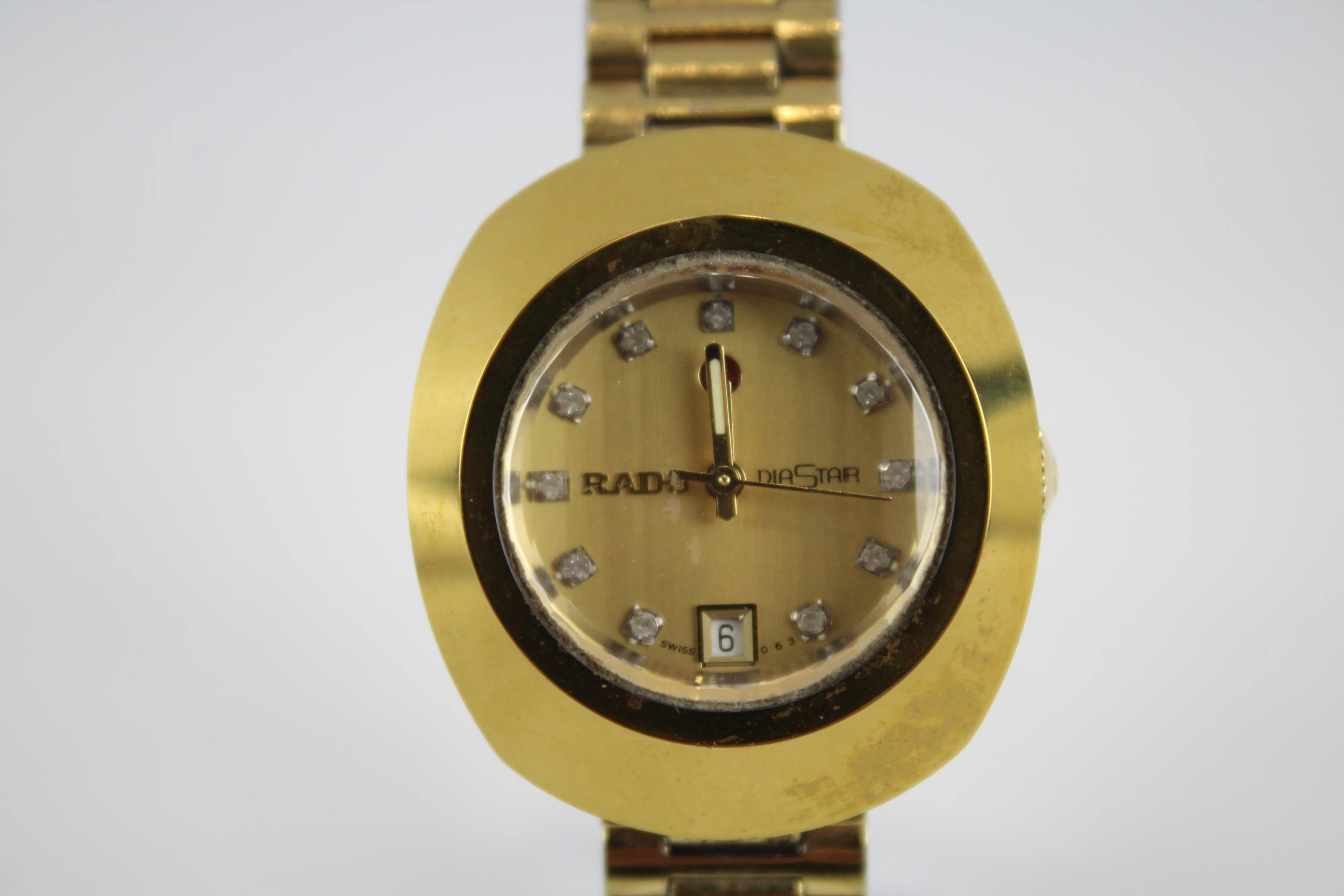 RADO DIASTAR Ladies C.1970s Gold Tone WRISTWATCH Automatic WORKING // RADO DIASTAR Ladies C.1970s - Image 2 of 5