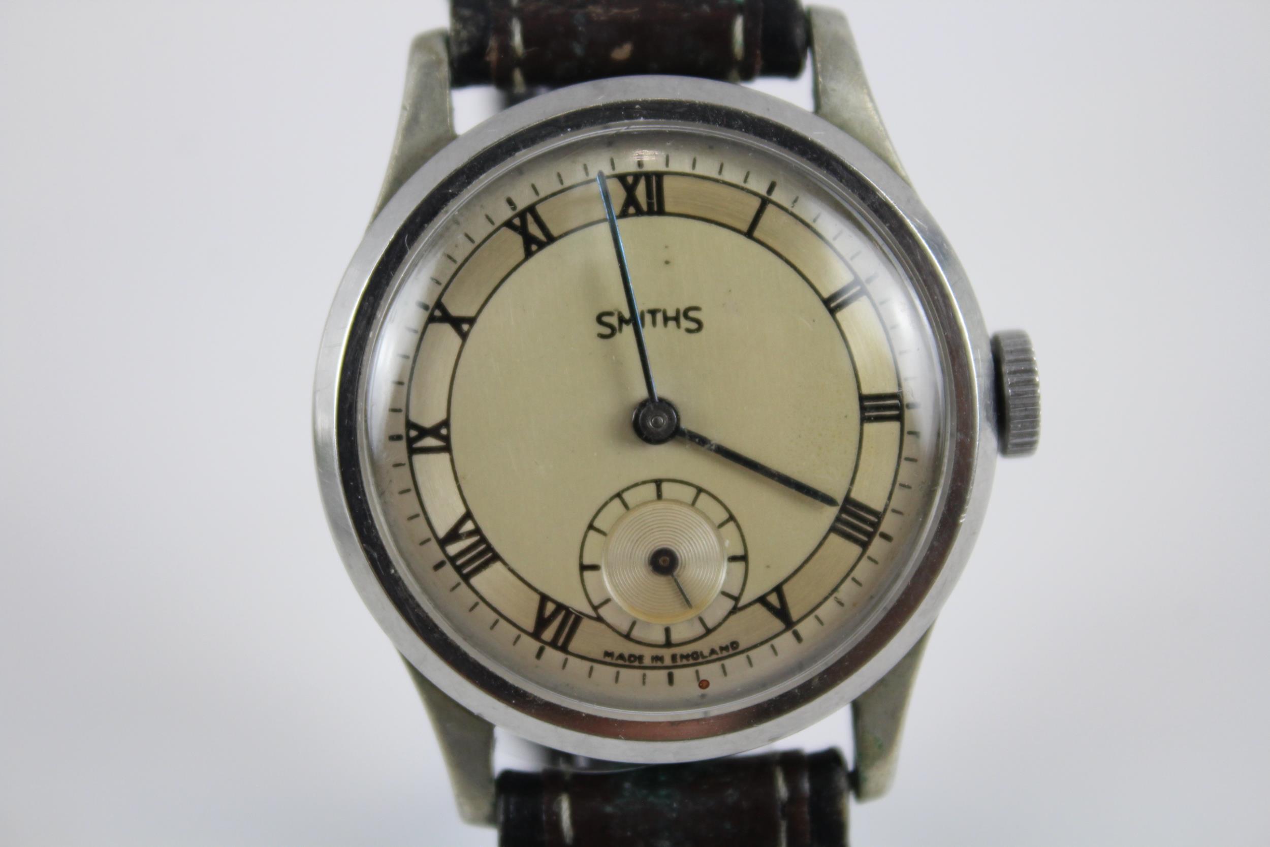 SMITHS Gents Art Deco Style C.1930s WRISTWATCH Hand-wind WORKING // SMITHS Gents Art Deco Style C. - Image 2 of 5