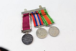 Mounted WW.2 - GV.I Long Service Medal Group - Officer Long Service Medal Named // Mounted WW.2 -