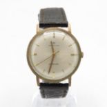 HAMILTON 9ct Gold Cased Gents Vintage WRISTWATCH Automatic WORKING // HAMILTON 9ct Gold Cased