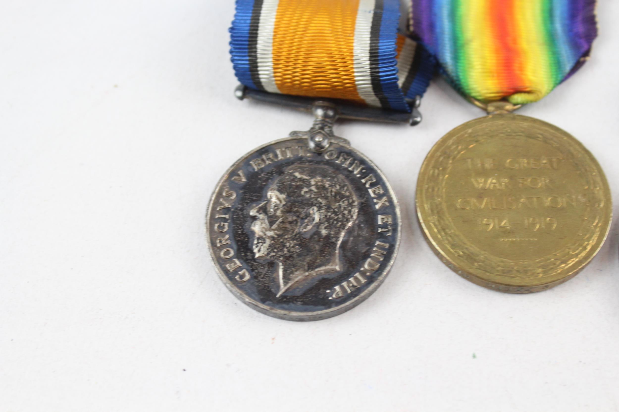 WW1 Medal Pair & Fire Brigade Long Service Medal. Pair Named. 57006 Pte. R.G. // WW1 Medal Pair & - Image 2 of 4