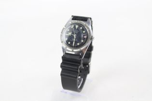 BULER SEAFLOWER Gents Vintage C.1960s Divers WRISTWATCH Hand-wind WORKING // BULER SEAFLOWER Gents