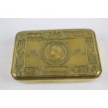 WW1 1914 Princess Mary Brass Christmas Tin // WW1 1914 Princess Mary Brass Christmas Tin In