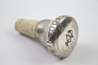 .925 Edinburgh Scottish Sterling Silver Hamilton & Inches Bottle Stopper(63g) // w/ Personal