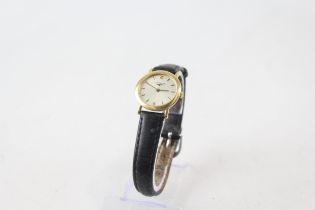 LONGINES 18K Gold Cased Ladies WRISTWATCH Quartz WORKING // LONGINES 18K Gold Cased Ladies