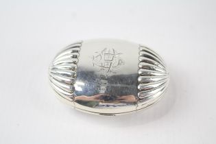 Antique Victorian Hallmarked .925 Sterling Silver Cased Ladies Coin Purse (33g) // w/ Personal