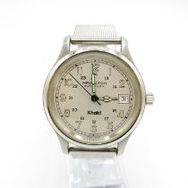 Hamilton automatic khaki wristwatch twenty five jewels stainless steel