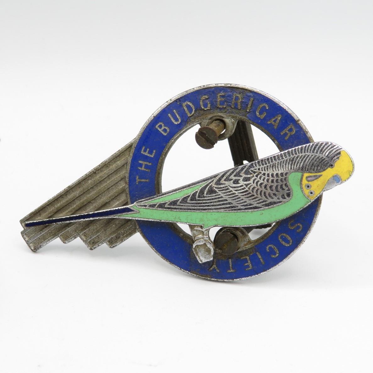 Large Western India AA Bumper Badge and Bumper Badge for Budgerigar Society 80-120 - Image 2 of 3