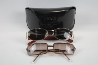 Collection of Designer Sunglasses Inc Fendi, Chanel Etc x 2 // Items are in previously owned