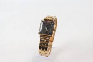 MARVIN 18ct Gold Cased Gents Art Deco WRISTWATCH Hand-wind WORKING // MARVIN 18ct Gold Cased Gents