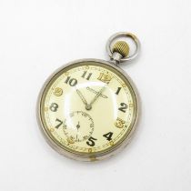 JAEGER LE-COULTRE GS/TP Military Issued Men's POCKET WATCH Hand-wind WORKING // JAEGER LE-COULTRE