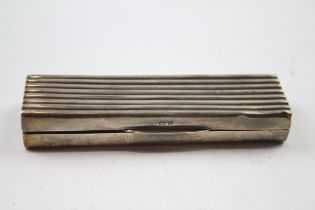 Antique Victorian 1901 Birmingham Sterling Silver Snuff Box / Case (38g) // Maker - Unidentifiable