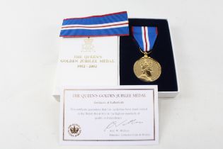 Boxed ER.II Queens Golden Jubilee Medal with C.O.A // Boxed ER.II Queens Golden Jubilee Medal with