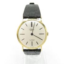 PILOT 14k Gold Cased Gents Vintage Dress WRISTWATCH Hand-wind WORKING // PILOT 14k Gold Cased