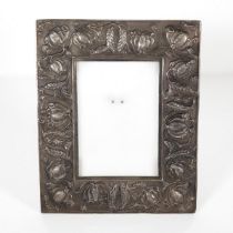 Large 9" x 11" un-hallmarked 925 silver photo frame 426.2g //