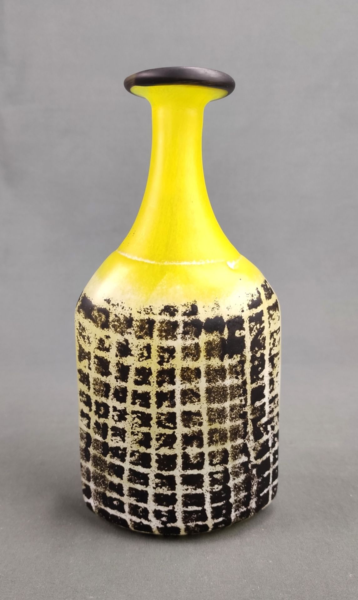Design vase, Kjell Engman, Kosta Boda, signed and numbered on the bottom, height 21cm - Image 3 of 3