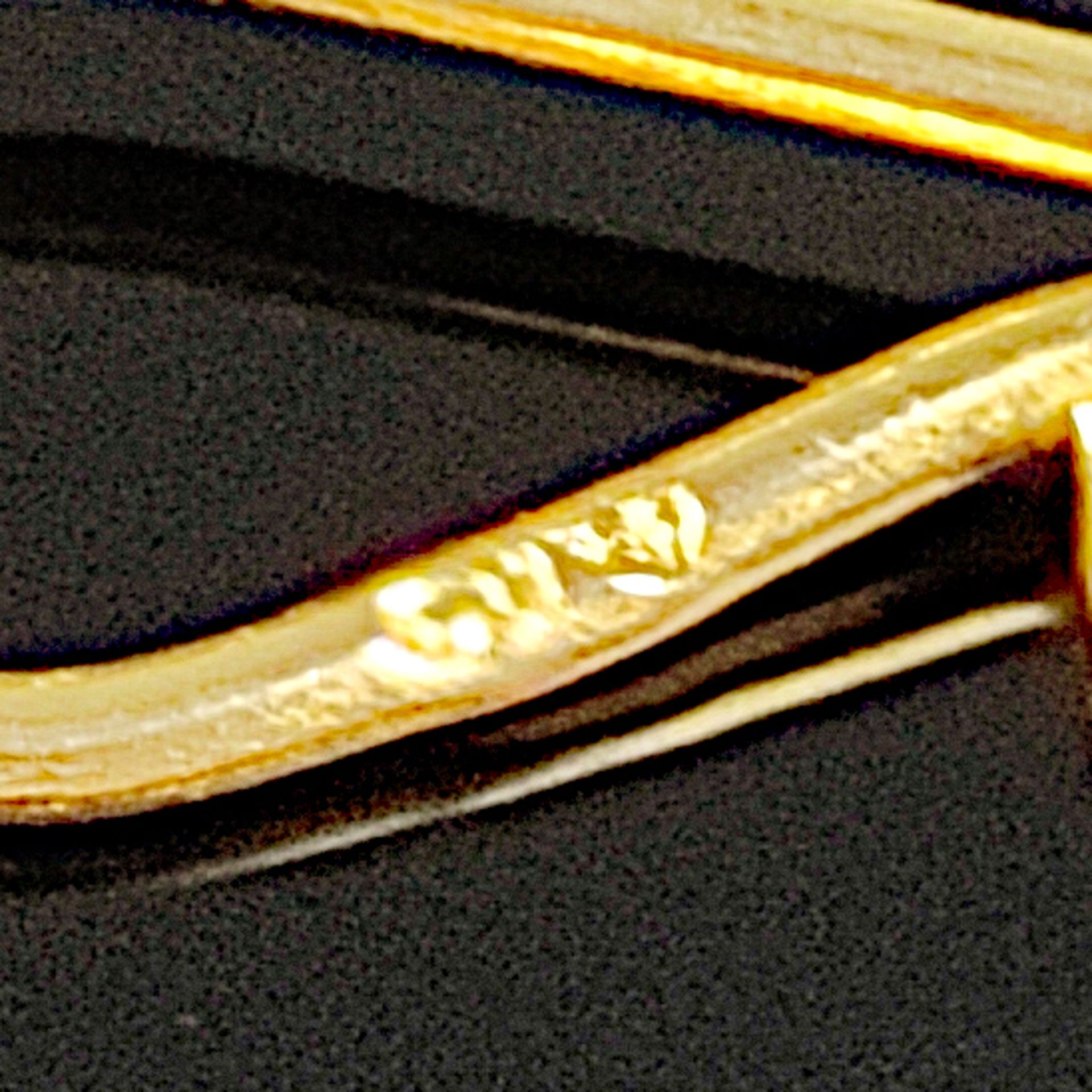 Zwei Ketten mit Perlen, eine 585/14K Gelbgold (punziert), 4,84g, Mittelstück mit Perlanhänger mit r - Bild 2 aus 3