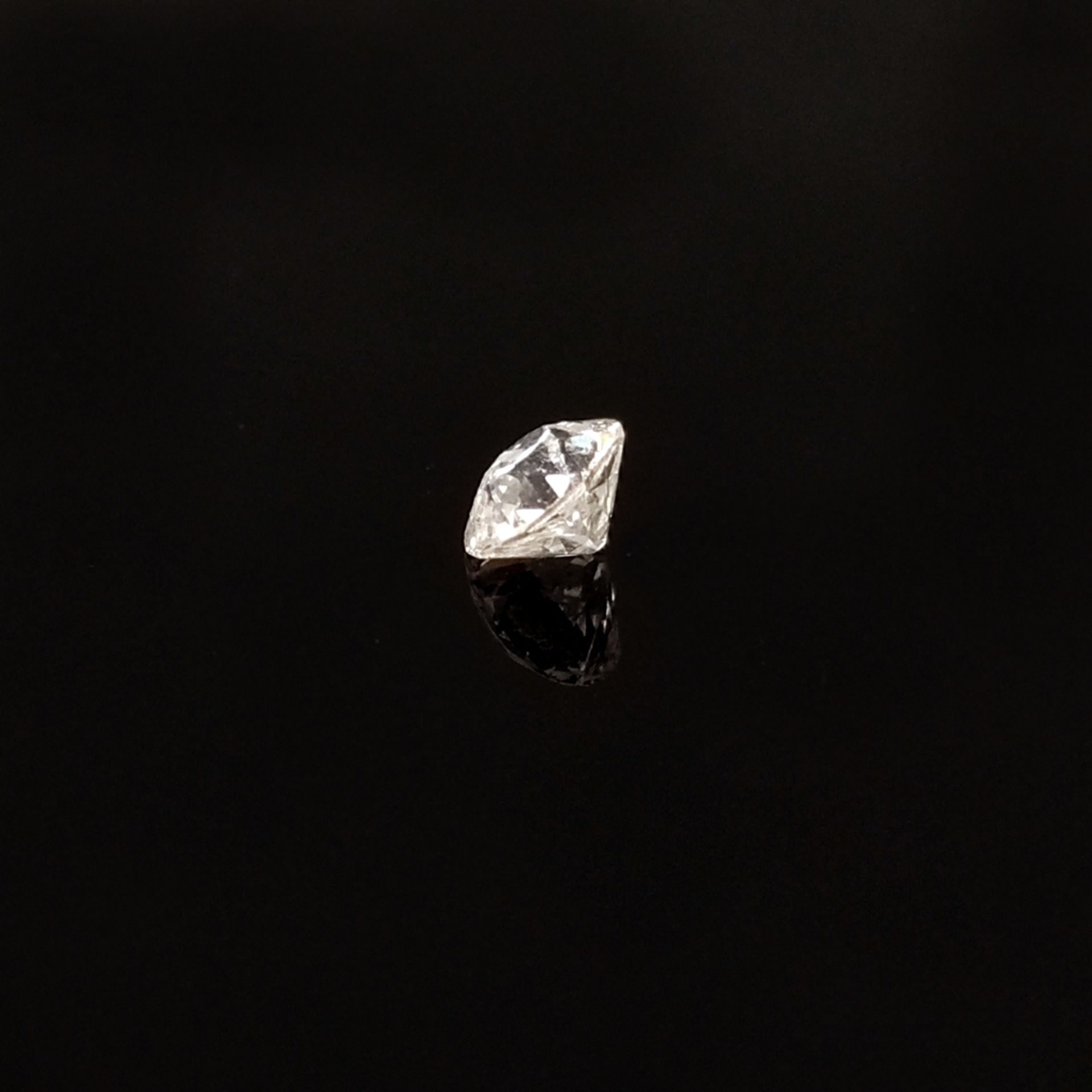Diamant im Brillantschliff, 0,85ct, SI / H - Bild 2 aus 2