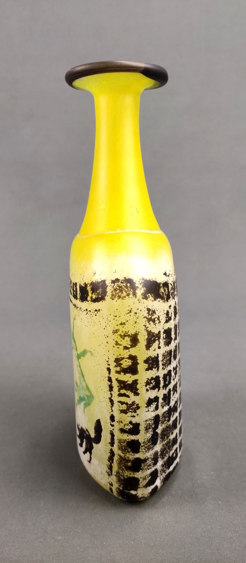 Design vase, Kjell Engman, Kosta Boda, signed and numbered on the bottom, height 21cm - Image 2 of 3