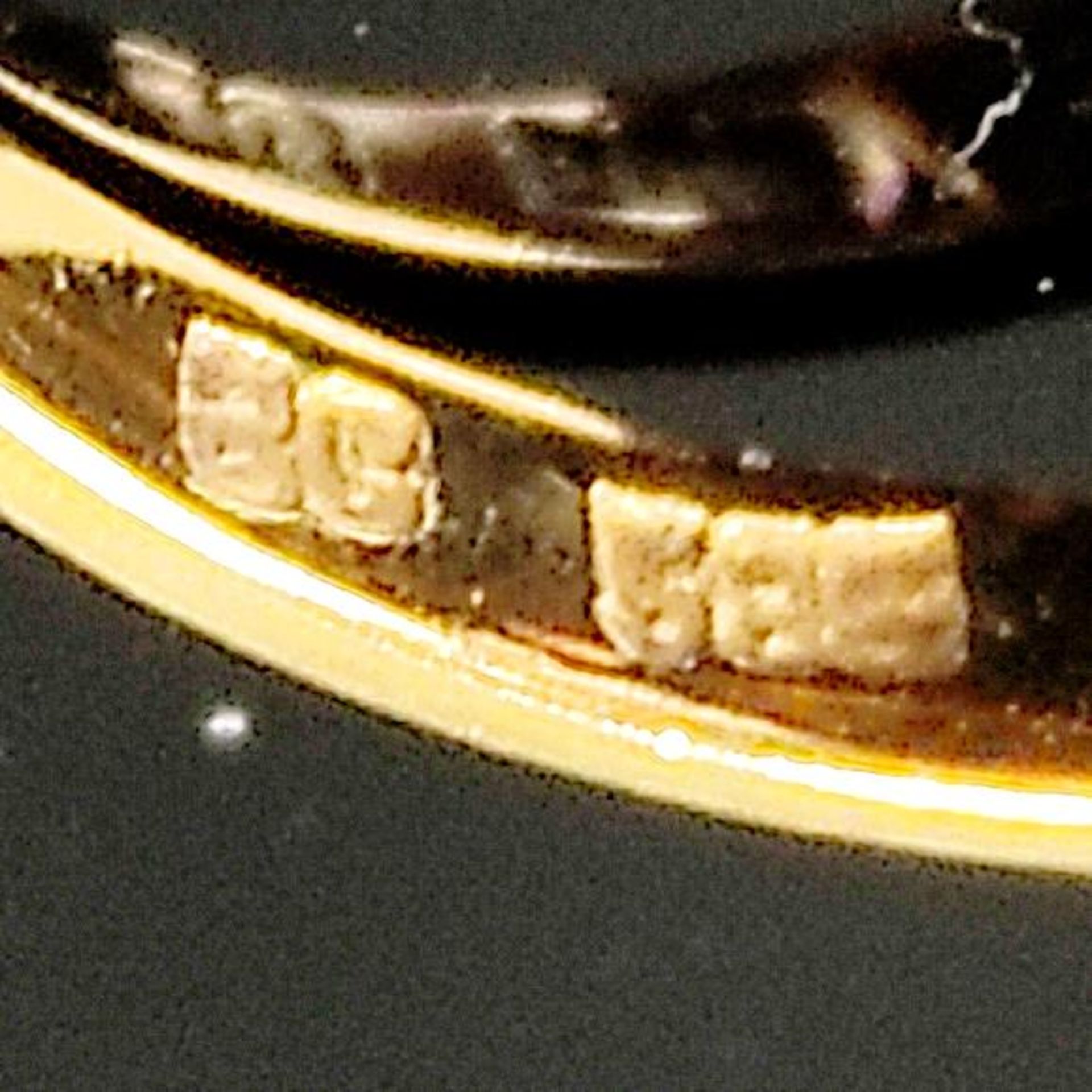 Smaragd-Diamantring, 585/14K Weiß-/Gelbgold (punziert), 3,59g, mittig besetzt mit facettiertem oval - Bild 3 aus 3