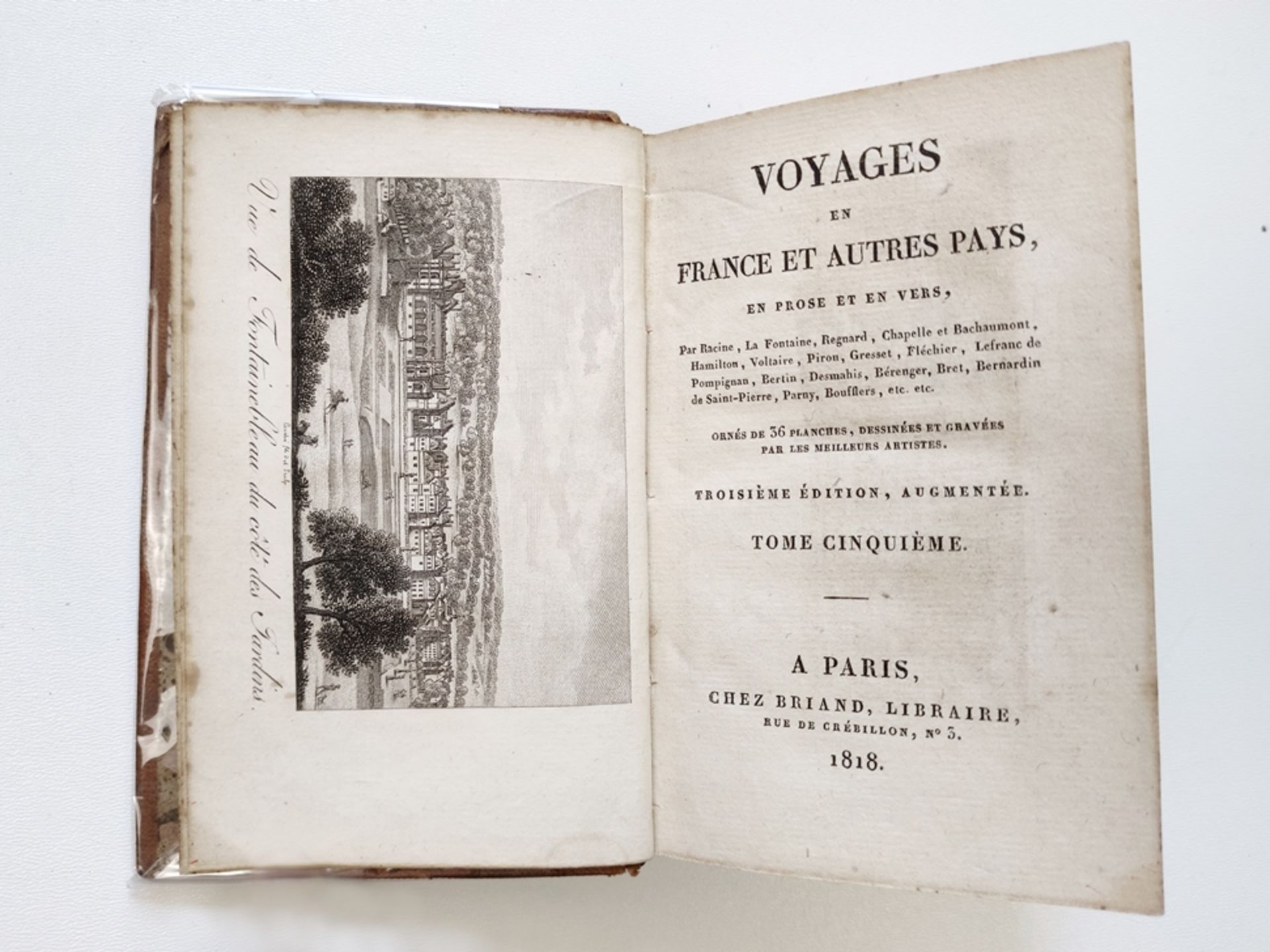 One volume of Geography and 5 volumes of Travel, consisting of: Veuve, Estienne: Méthode Abrégée et - Image 6 of 7