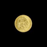 Goldmünze, 10 Kronen, Franz Joseph I., Österreich-Ungarn 1912, 900 Gelbgold, 3,39g, Durchmesser 19,