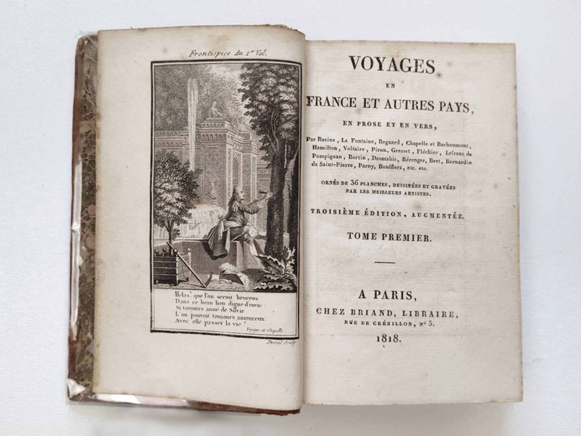 One volume of Geography and 5 volumes of Travel, consisting of: Veuve, Estienne: Méthode Abrégée et - Image 2 of 7