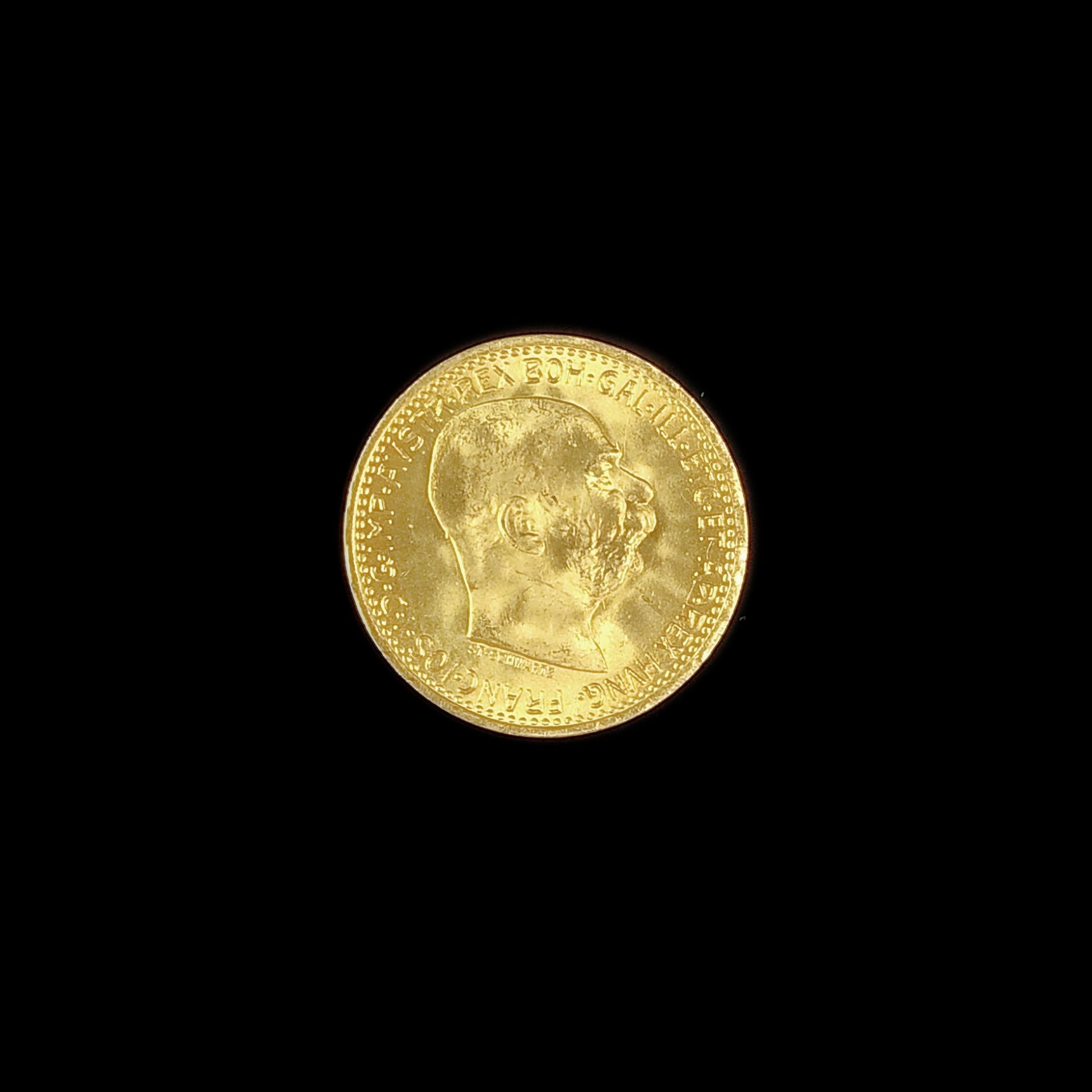 Gold coin, 10 Kronen / crowns, Franz Joseph I, Austria-Hungary 1912, 900 yellow gold, 3.39g, diamet