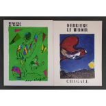 Derriere le Miroir, two issues with original prints by Marc Chagall, no. 235, October 1979, with tw