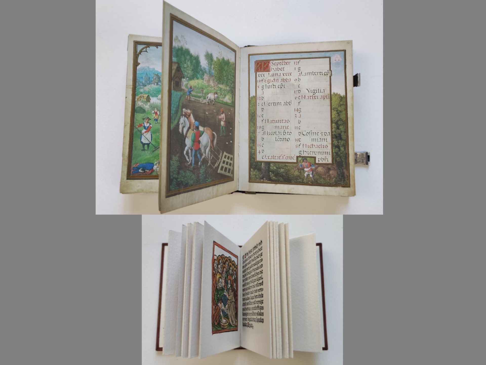 Von Landen, Johann: "Das Kölner Gebetsbuch" 2 volumes in slipcase, Cologne 1506-1507, Urs Graf Verl