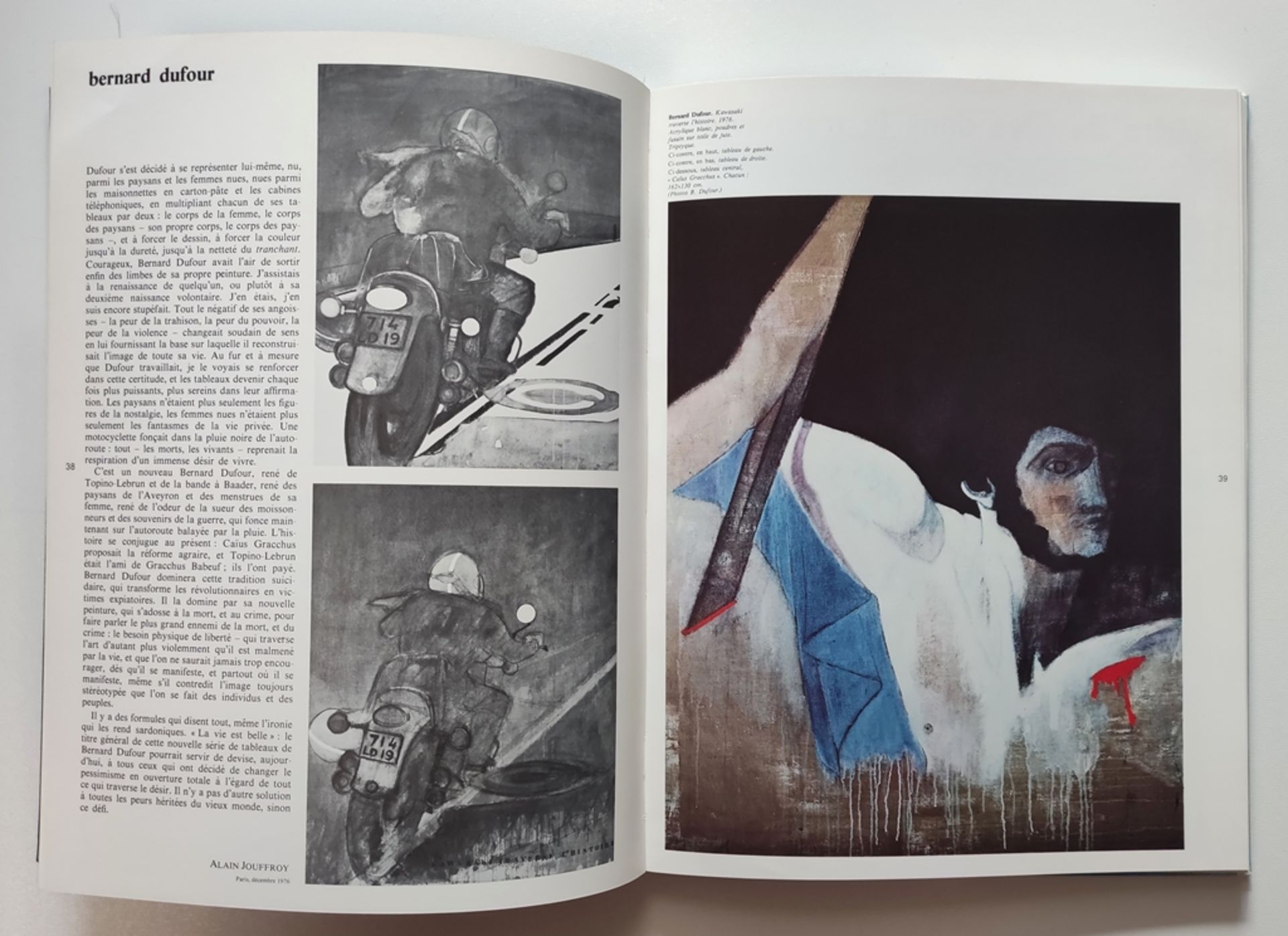 Three art volumes "XXe Siècle. Nouvelle série", in French, consisting of: volume 48, 1977, "Panoram - Image 2 of 4