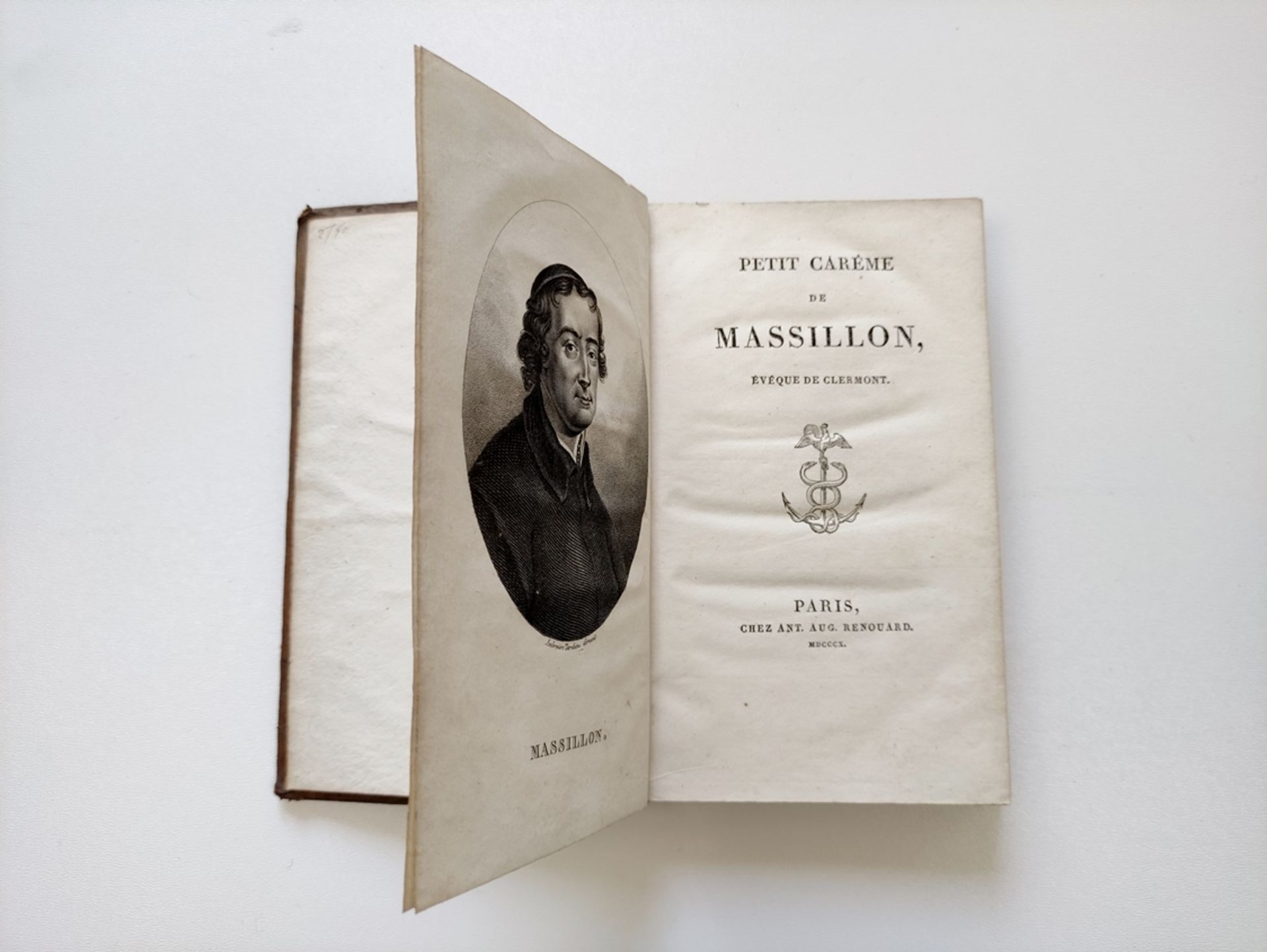 Two volumes of the "Little Lent" by Jean-Baptiste Massillon/"Petit Careme de Massillon, eveque de C - Image 2 of 3