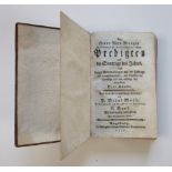Book of Sermons 1779 "Des Herrn Abts Mangin, Domdechants zu Js, und Erzpriesters zu Bassigni, Predi