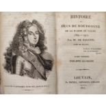 16 volumes "Histoire des Ducs de Bourgogne" and another volume "Visages de la Bourgogne", consistin