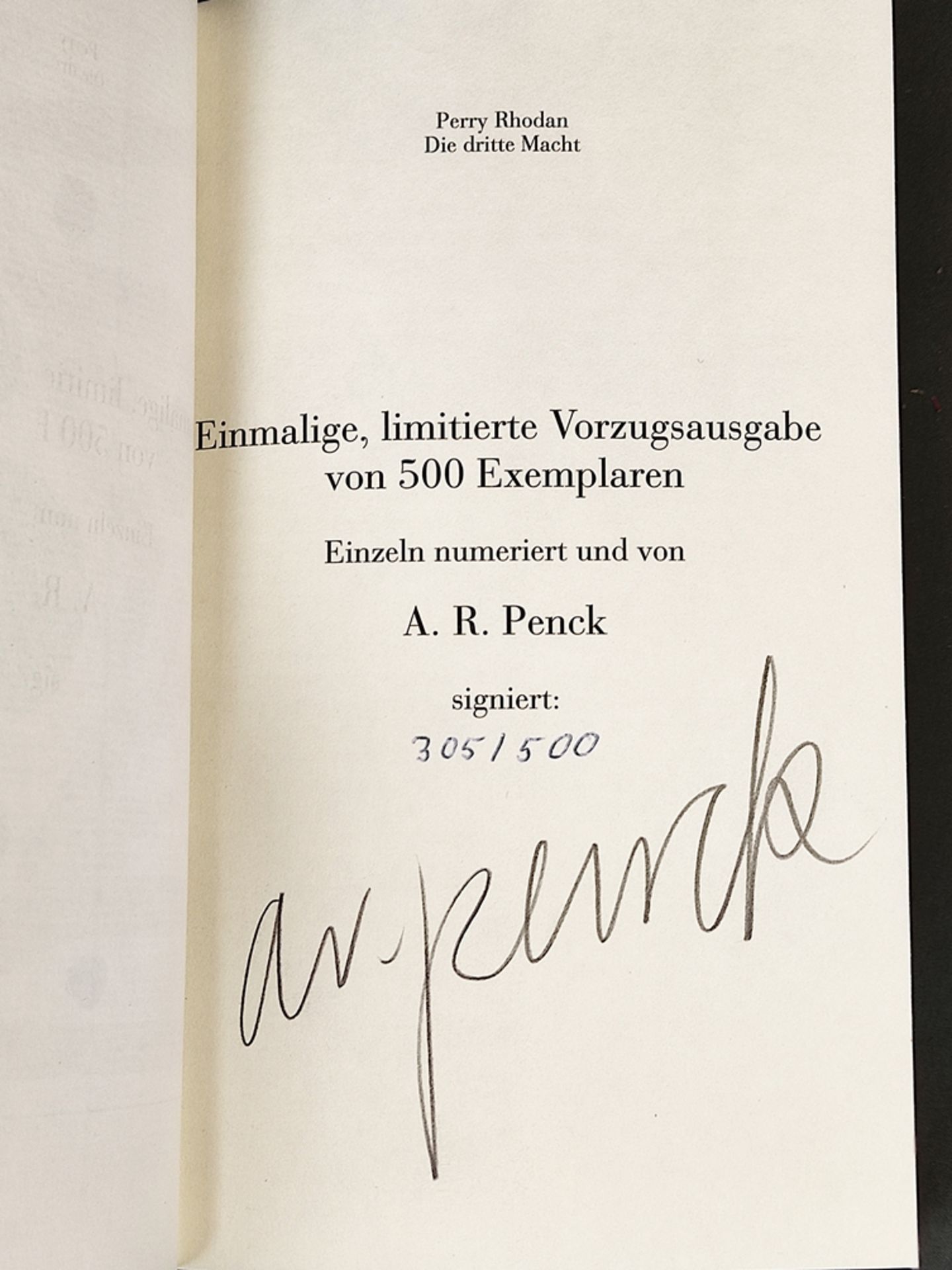 Penck, A.R. (1939 Dresden - 2017 Zurich) Special edition Perry Rhodan, Zsonlay art edition, 1994, 5 - Image 3 of 4