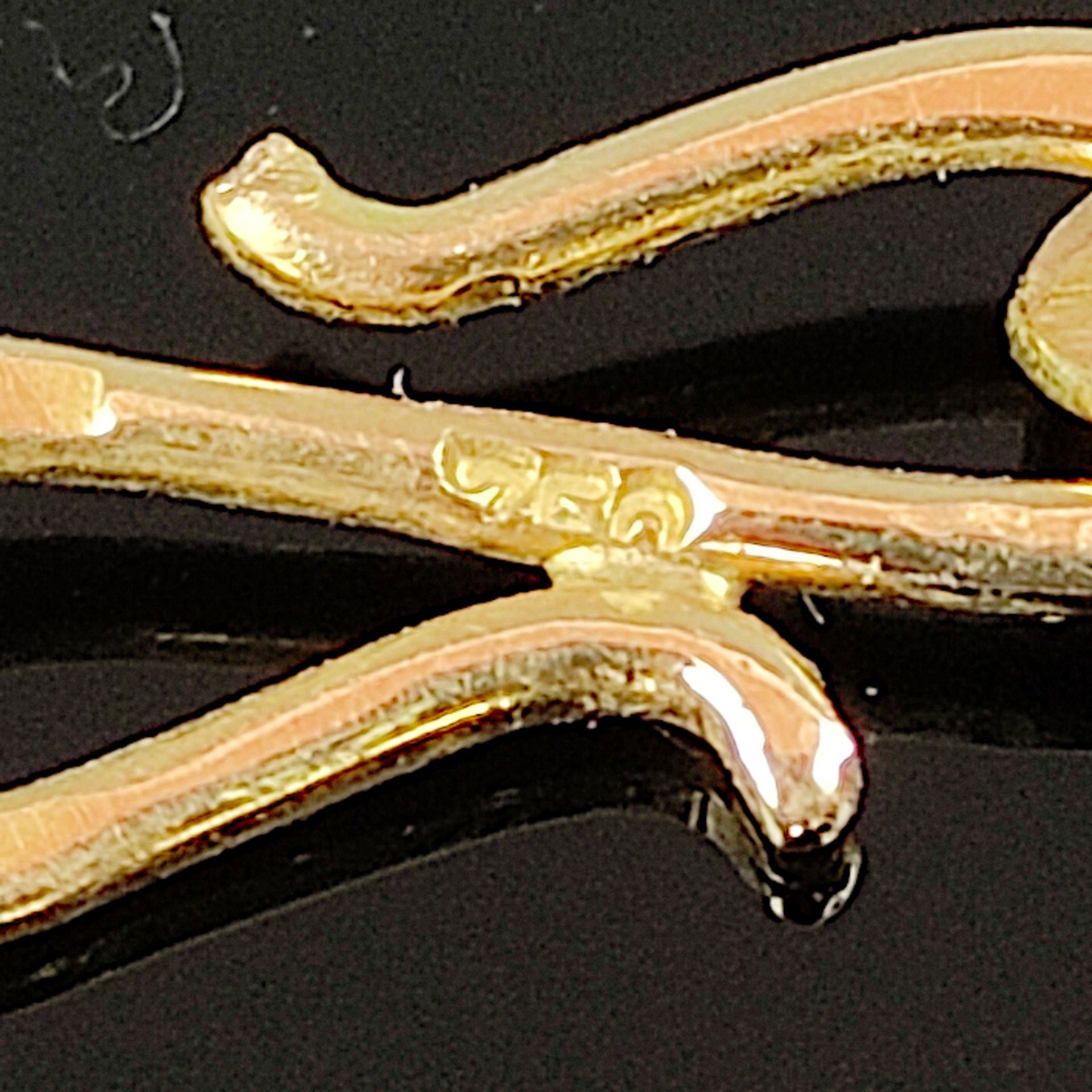 Drei Perlenketten, 750/585/333 Gelbgold (alle mit unterschiedlichen Verschlüssen), eine mit feinen  - Bild 4 aus 6