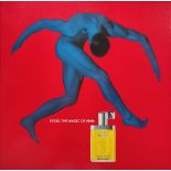 Advertising poster "Cycle. The Magic of Man", Eau de Toilette by Otto Kern, digital print on plate,