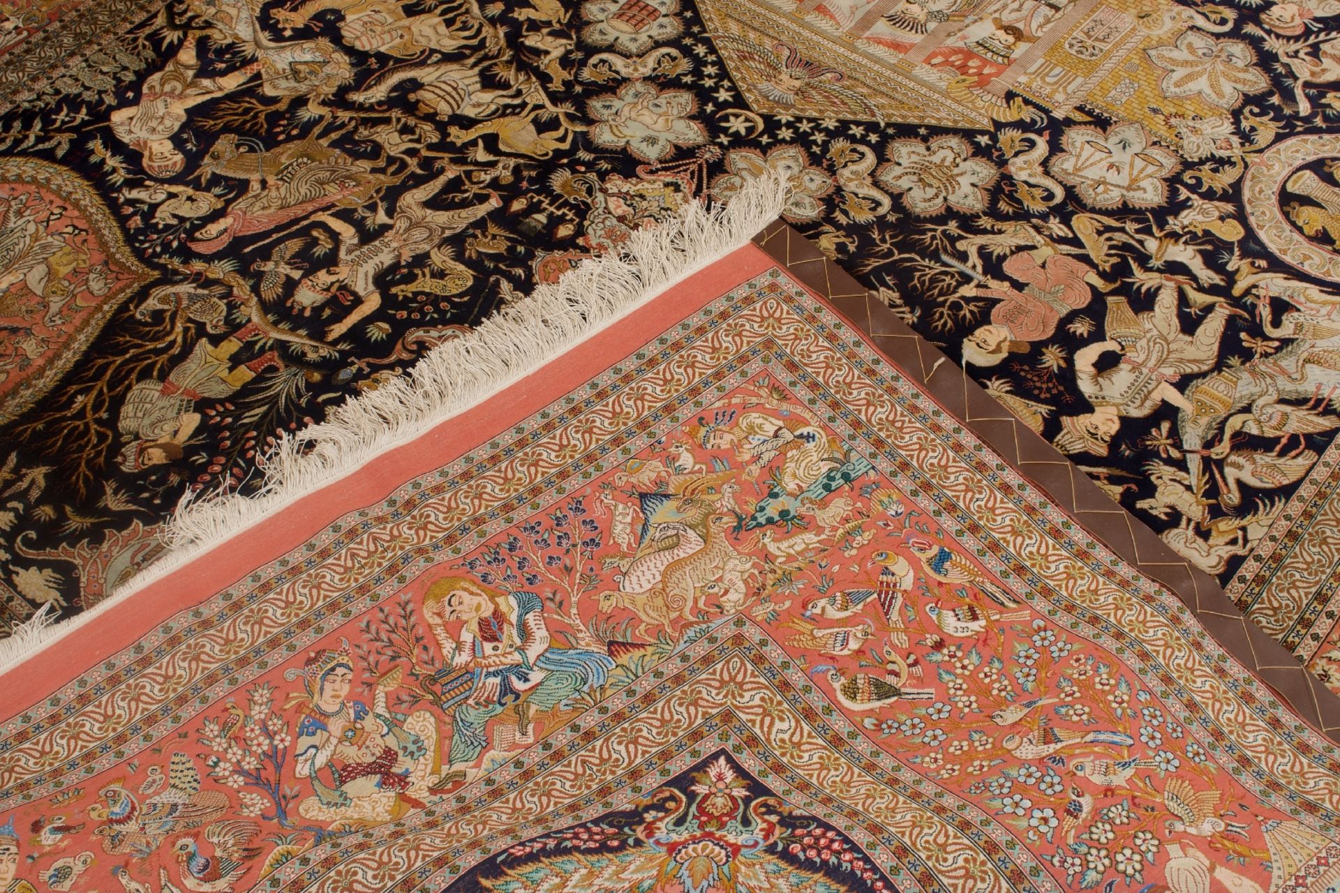 Ghom Seidenteppich Iran | Ghom silk carpet Iran - Image 5 of 7