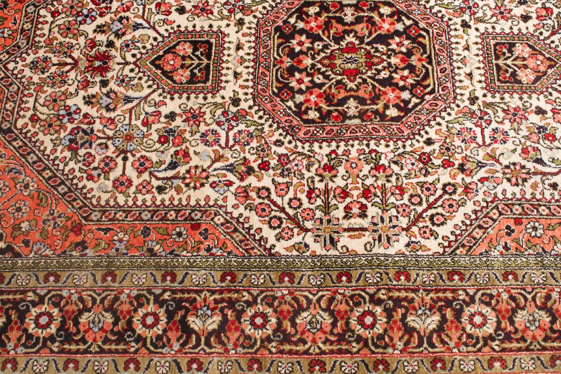 Ghom Seidenteppich Persien | Ghom silk carpet Iran - Image 3 of 5