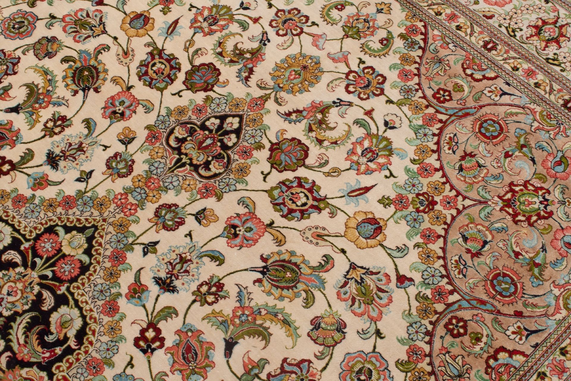 Ghom Seidenteppich Persien | Ghom silk carpet Iran - Image 5 of 5