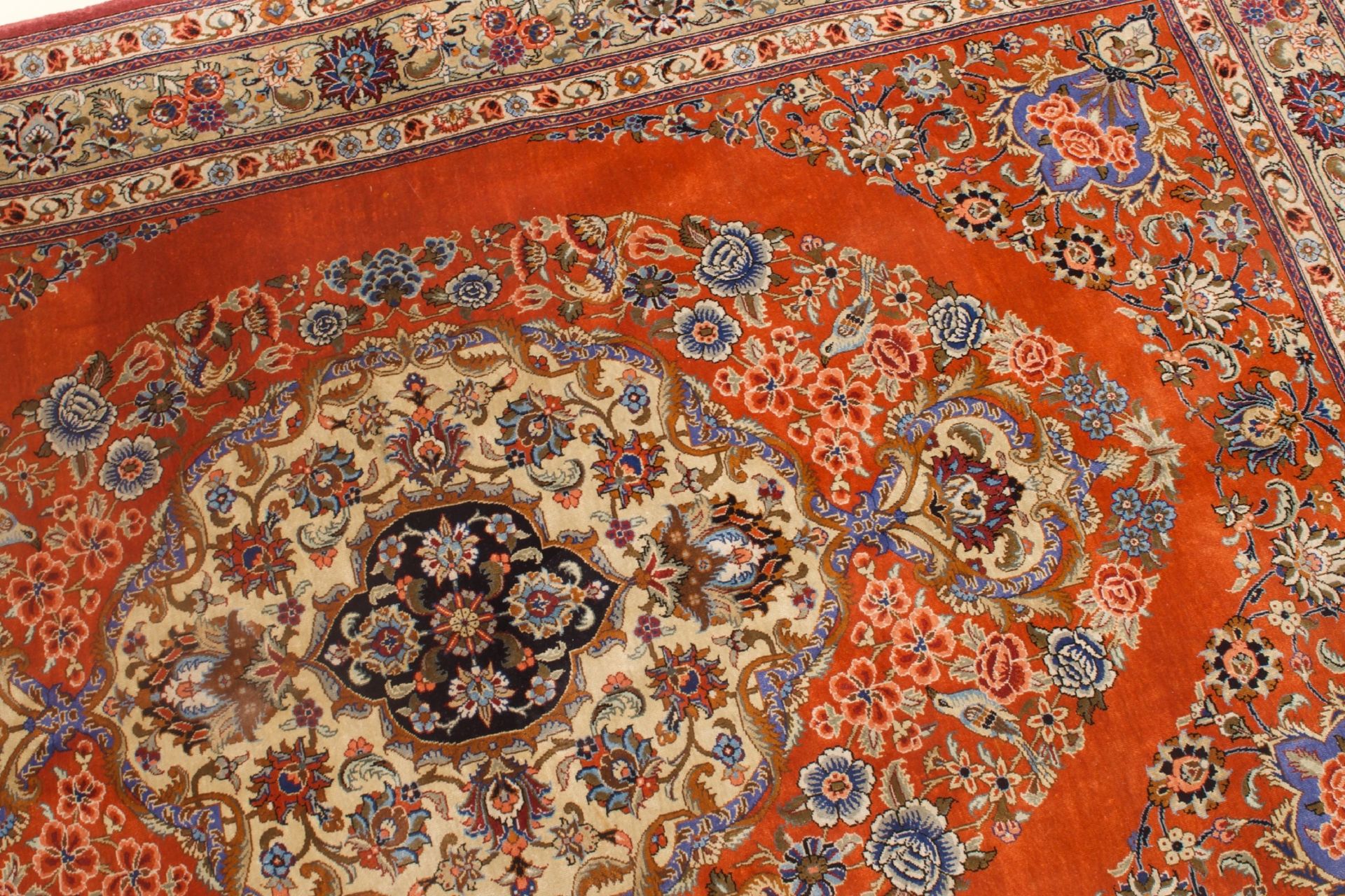 Ghom Seidenteppich Iran | Ghom silk carpet Iran - Bild 5 aus 5