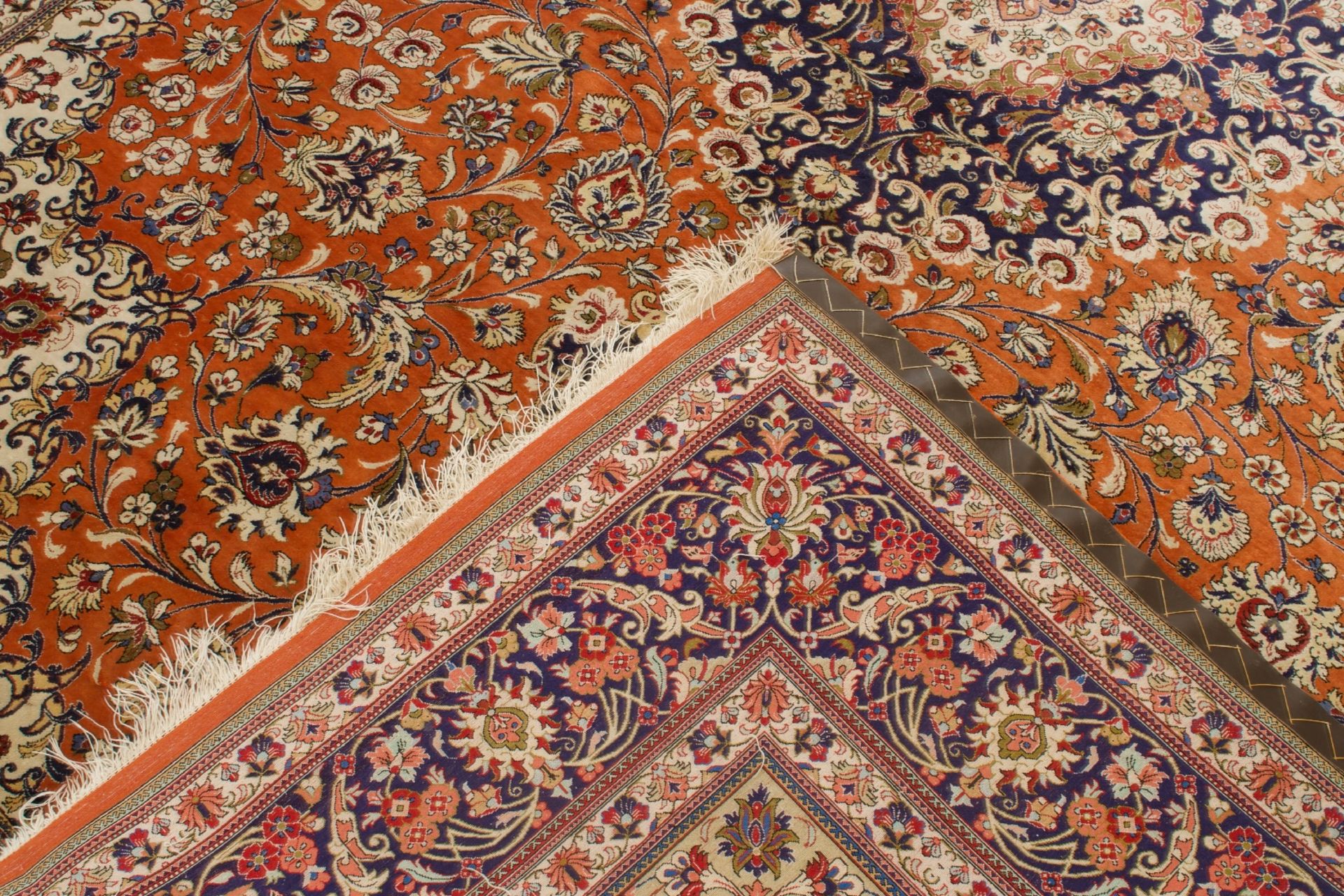 Ghom Seidenteppich Iran | Ghom silk carpet Iran - Image 2 of 6