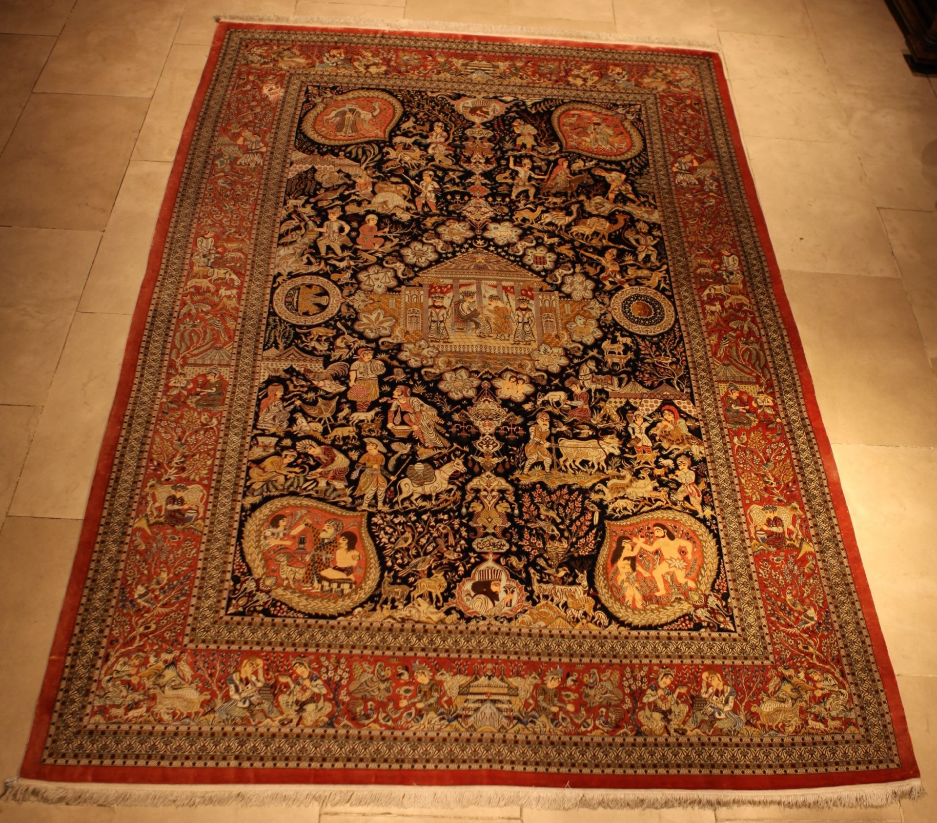 Ghom Seidenteppich Iran | Ghom silk carpet Iran