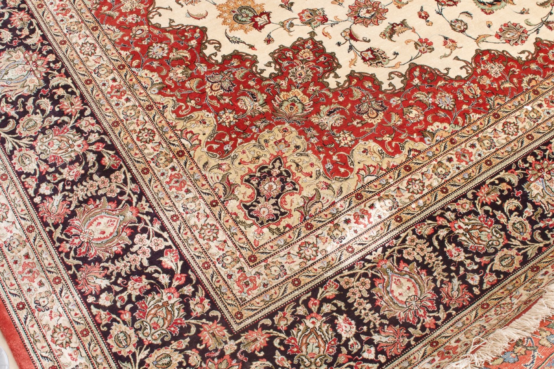 Ghom Seidenteppich Iran | Ghom silk carpet Iran - Bild 3 aus 5