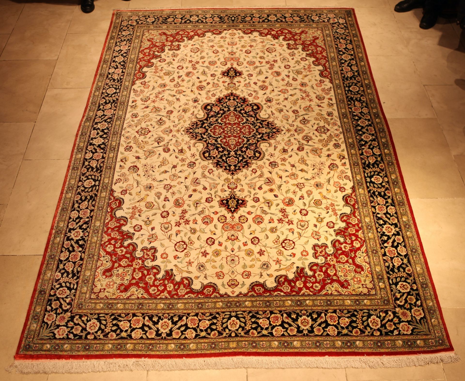 Ghom Seidenteppich Persien | Ghom silk carpet Iran