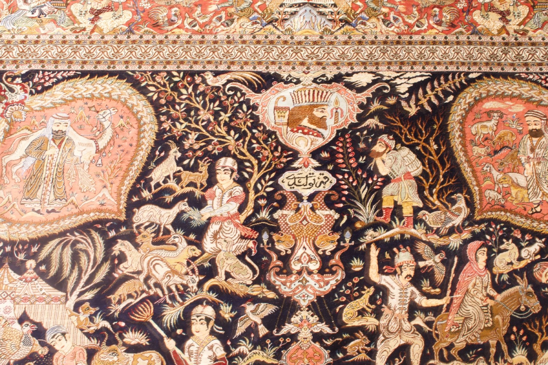 Ghom Seidenteppich Iran | Ghom silk carpet Iran - Image 6 of 7