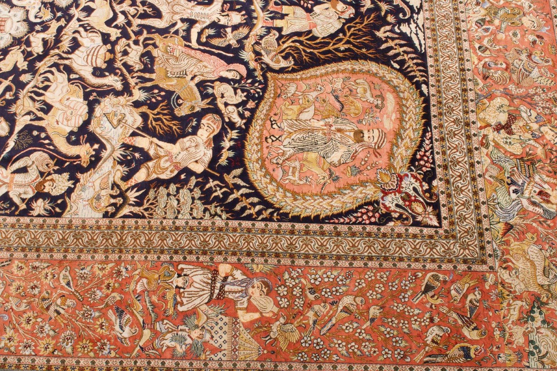 Ghom Seidenteppich Iran | Ghom silk carpet Iran - Image 4 of 7