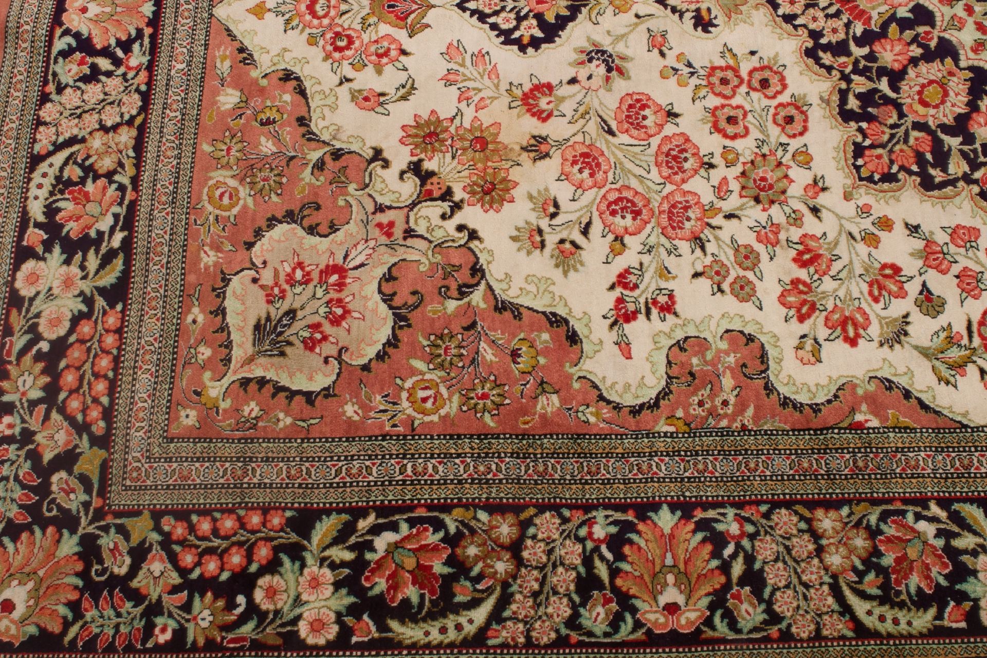 Ghom Seidenteppich Iran | Ghom silk carpet Iran - Bild 5 aus 5